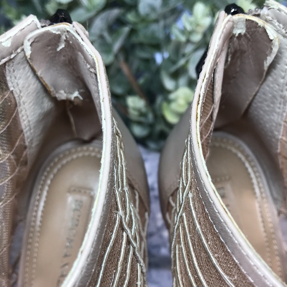 🌟BCBG Max Azria Gamma Dress 7.5M (EUR37.5) Soy Chai 4.5” Heels, 100% Leather🌟 - Picture 11 of 15